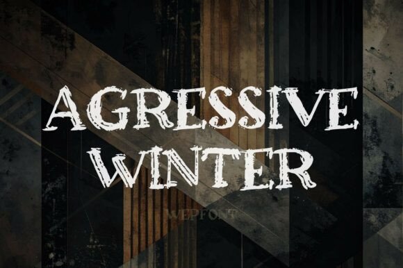 Agressive Winter Font Review