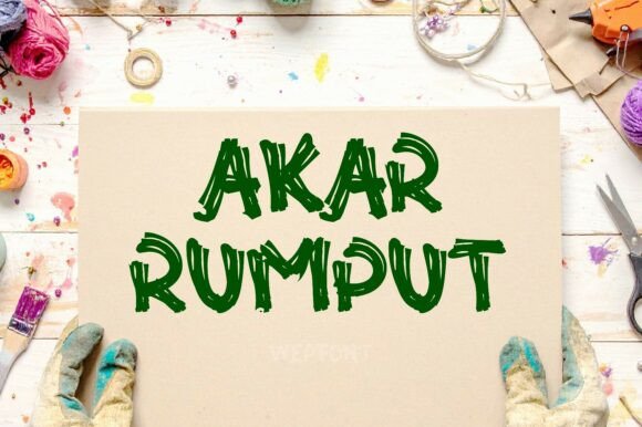 Akar Rumput Font Review