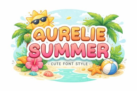 Aurelie Summer Font for Creative Campaigns