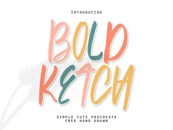 Bold Sketch Font for Business Branding