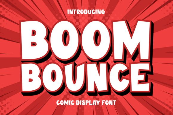 Boom Bounce Font for Creative Brands