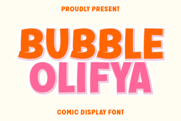 Bubble Olifya Font