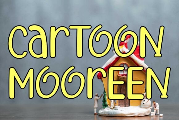 Cartoon Mooren Font for Playful Branding