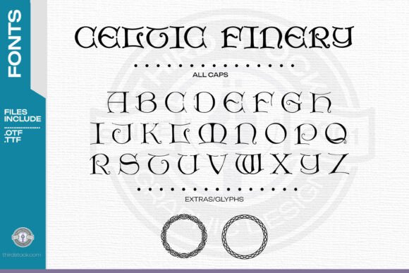 Celtic Finery Font for Bold Branding