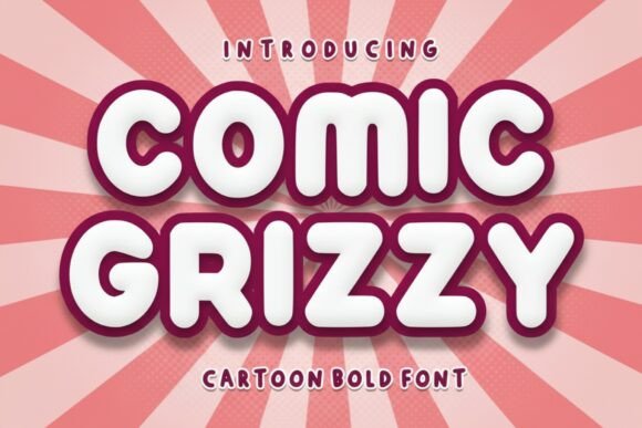 Comic Grizzy Font for Creative Projects