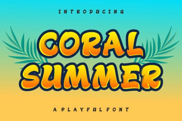 Coral Summer Font