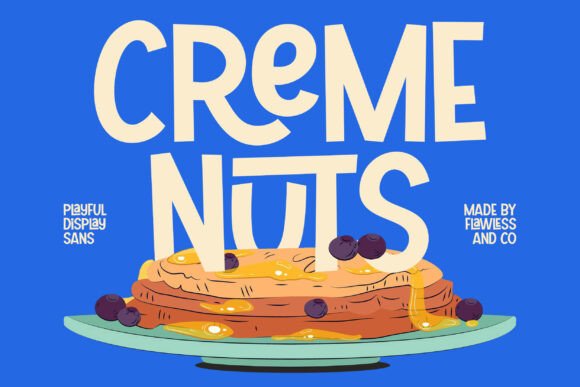 Creme Nuts Font for Creative Projects
