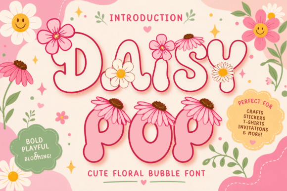 Daisy Pop Font for Creative Branding