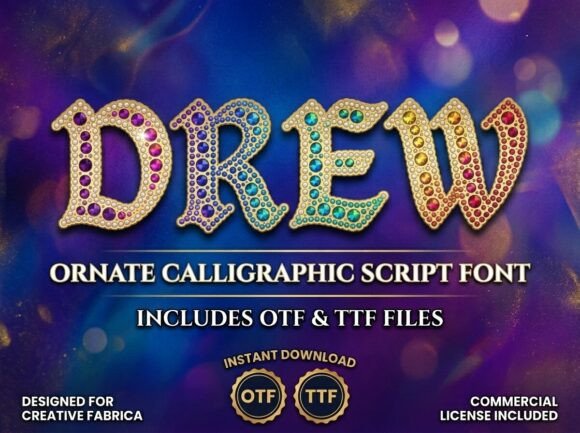 Drew Font: Bold and Beautiful