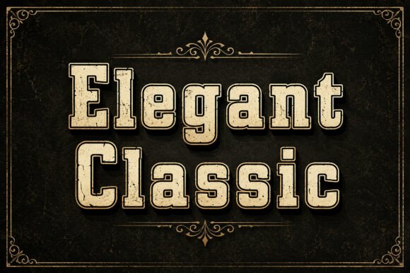 Elegant Classic Font for Business Branding