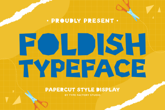 Foldish: A Display Font for Bold Branding
