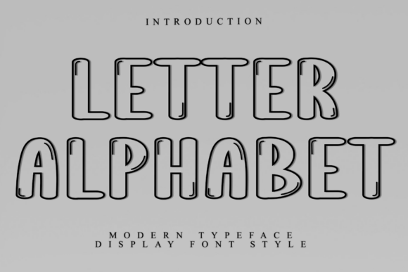 Letter Alphabet Font