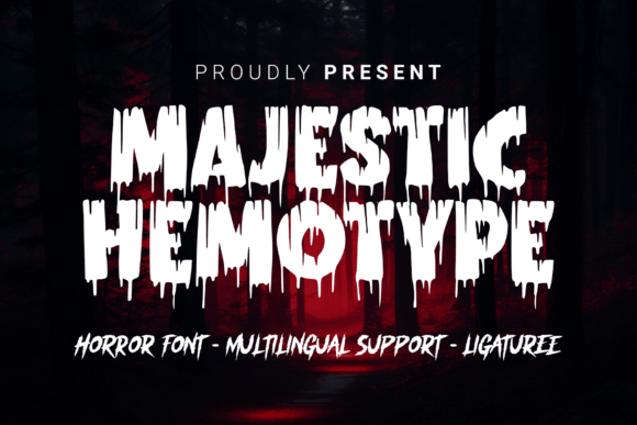 Majestic Hemotype: A Horror Font for Bold Design