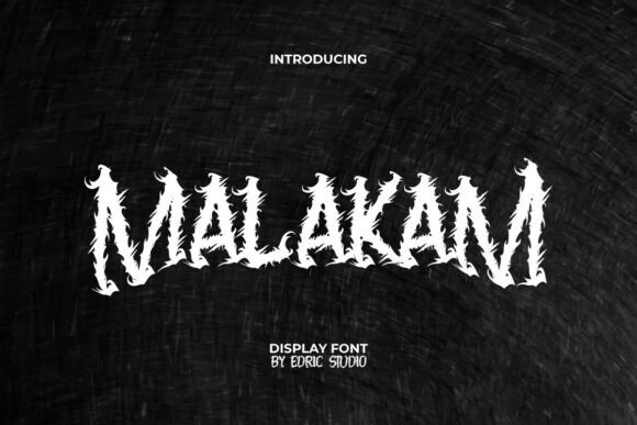 Malakam Font for Creative Projects
