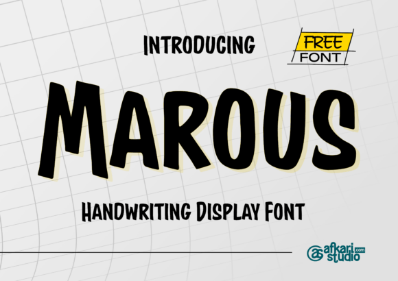 Marous: A Handwritten Font for Creative Expression
