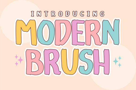 Modern Brush Font for Bold Design
