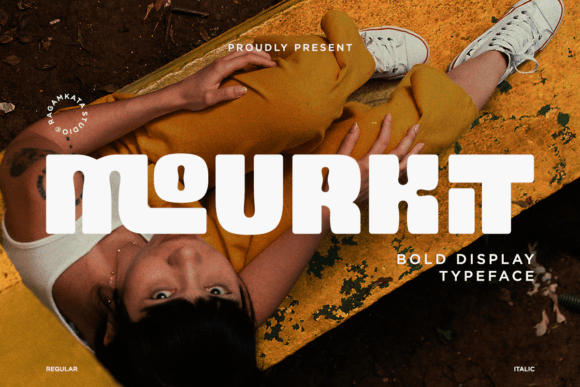 Mourkit Font: Bold Display Typeface