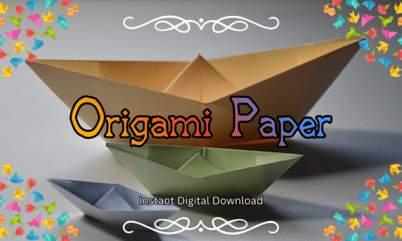 Origami Paper Font for Creative Branding