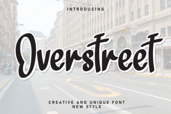 Overstreet: A Bold Typeface for Creative Design
