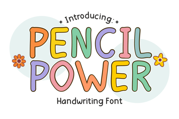 Pencil Power Font for Creative Projects