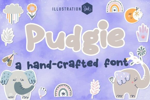 Pudgie Font for Creative Branding