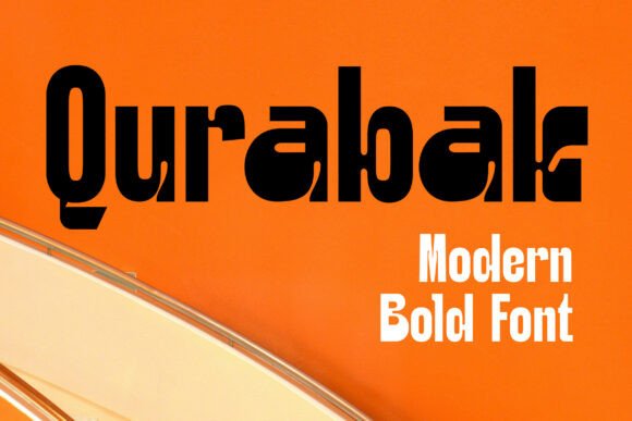 Qurabak: Bold Display Font