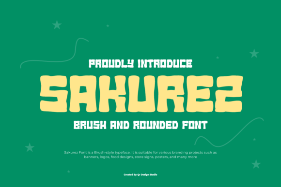 Sakurez Font for Bold Creations