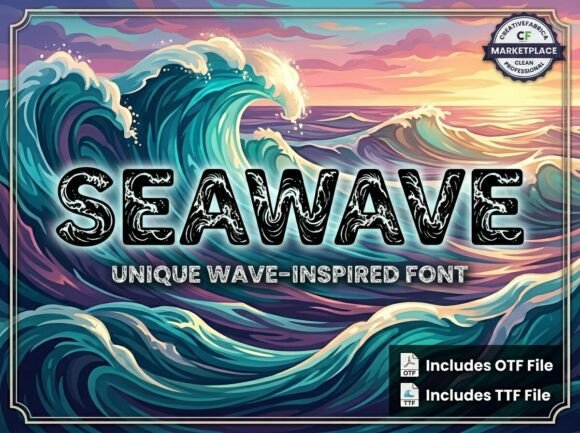 Seawave Font: Bold and Beautiful