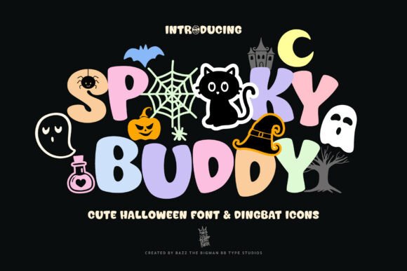 Spooky Buddy Font for Halloween Branding