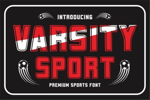 Varsity Sport Font for Creative Makers