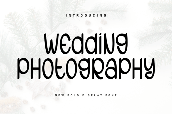 Wedding Photography Font for Creative Projects