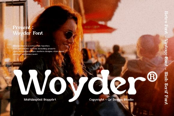 Woyder Font for Creative Makers